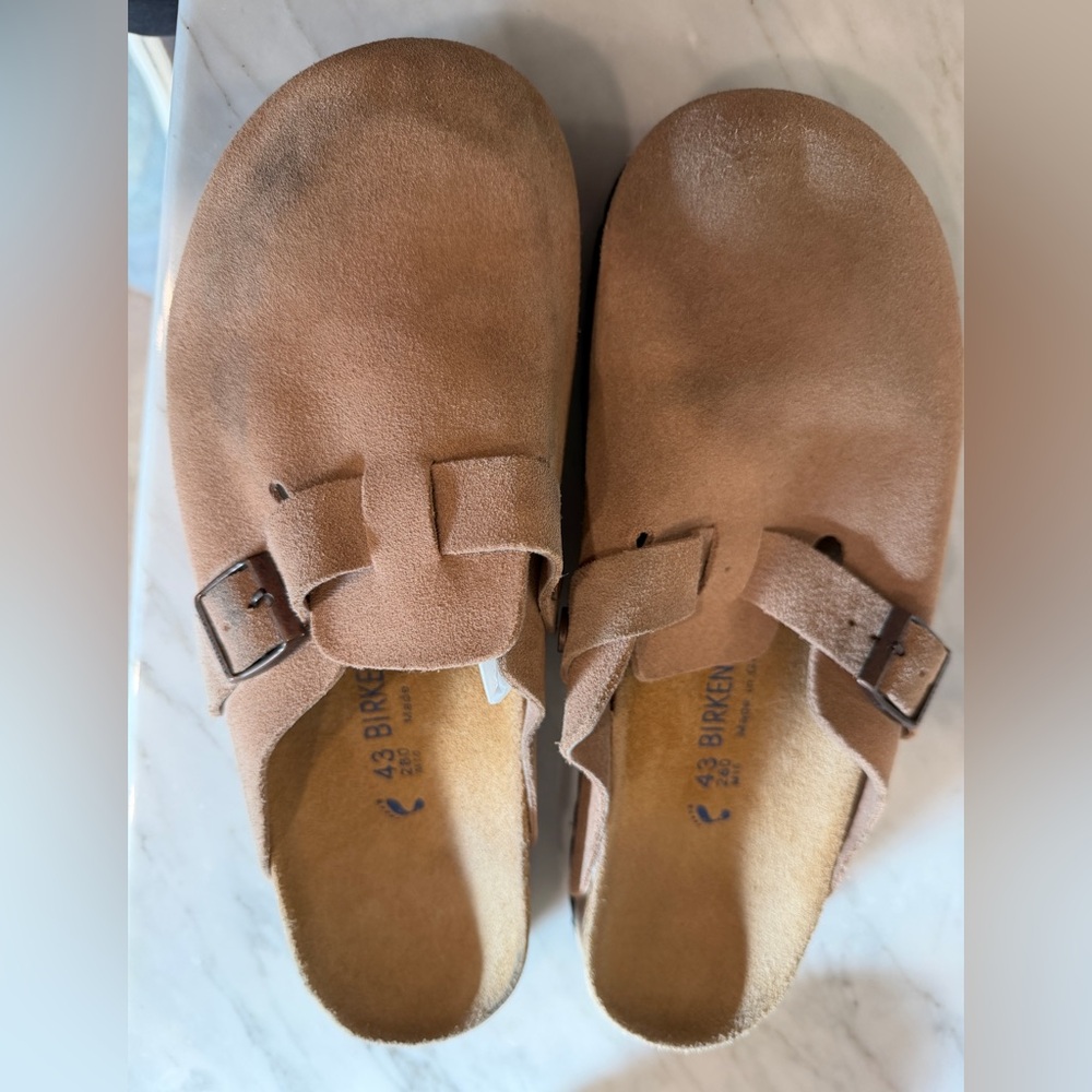 Suede Birkenstocks 43